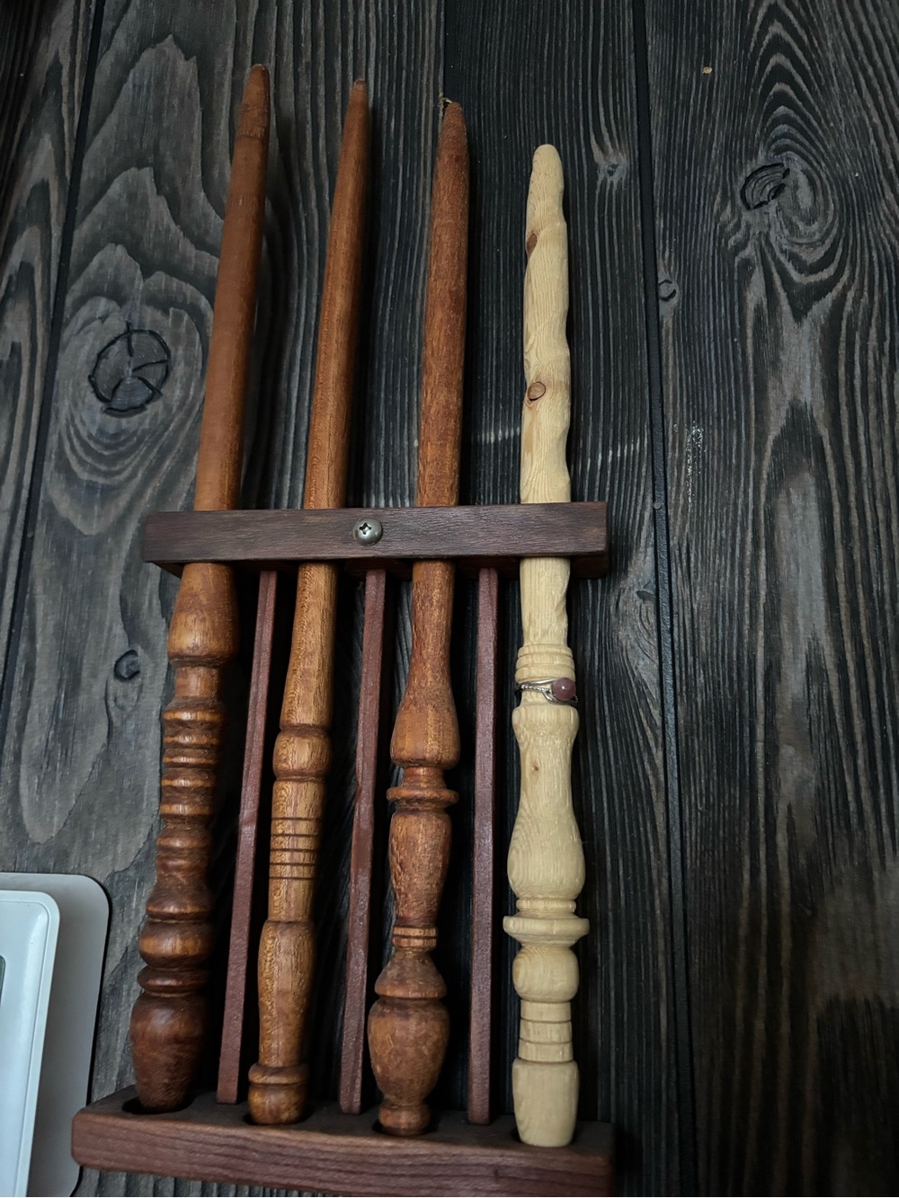 Wooden Wands with display
